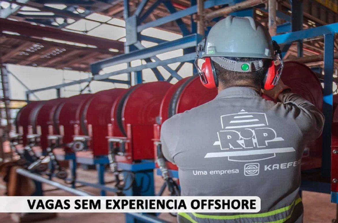 RIP Serviços Industriais abre vagas para candidatos SEM EXPERIÊNCIA EM OFFSHORE