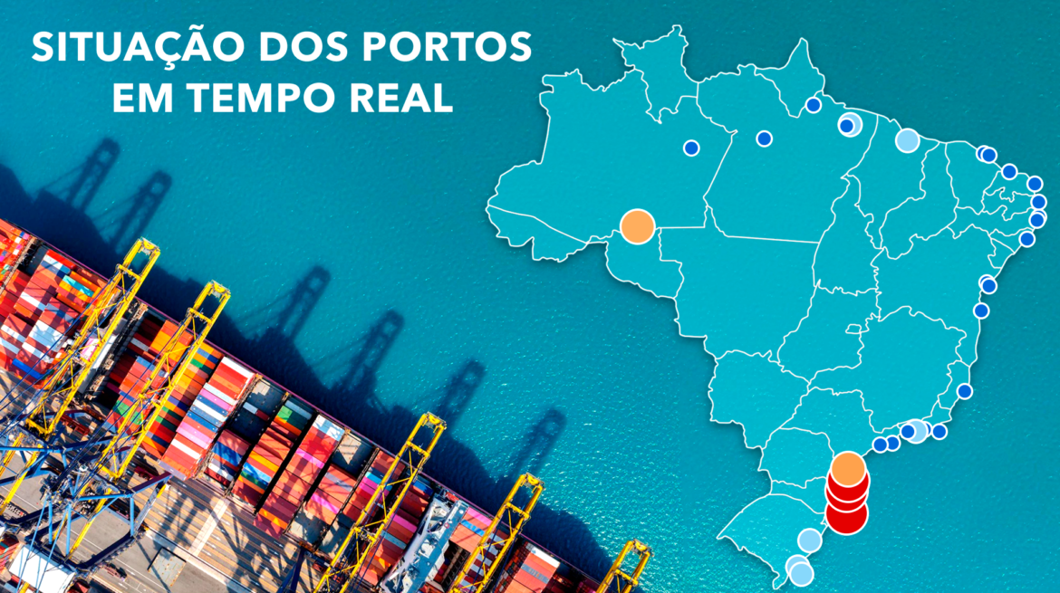 A paralisação das rodovias de acesso aos portos levou a Antaq a lançar uma plataforma de monitoramento da situação do país.