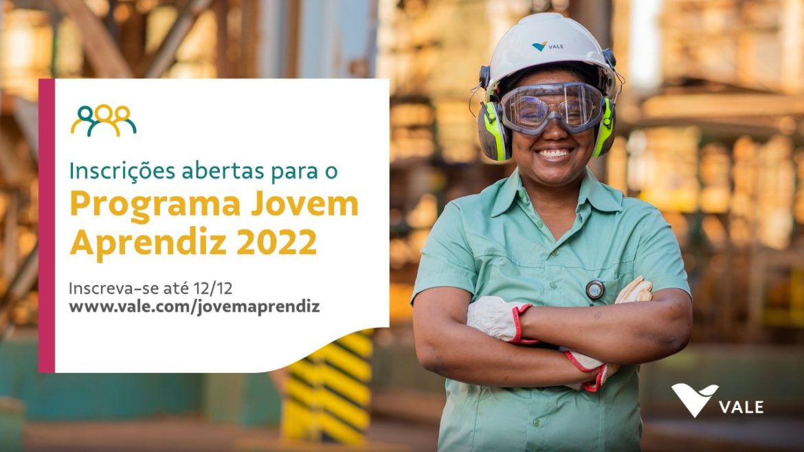 Jovem aprendiz mineradora vale