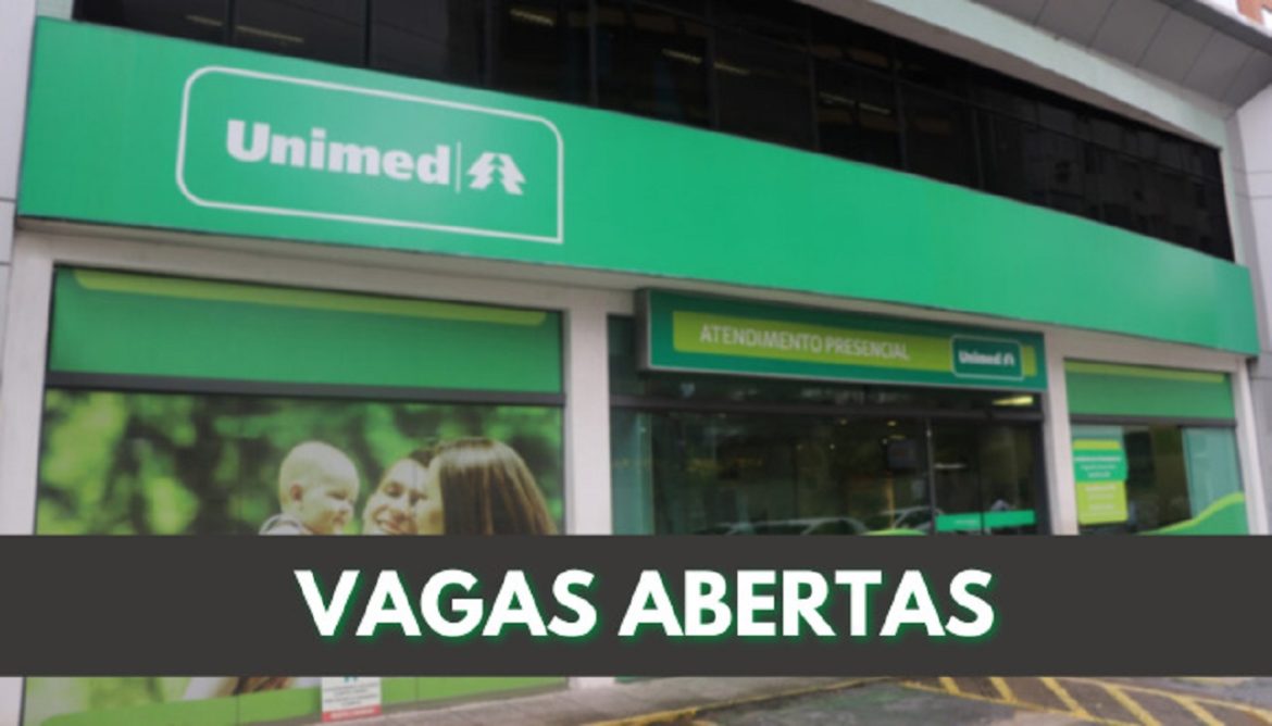 Unimed divulga abertura de 60 vagas de emprego para Técnico de Enfermagem, Auxiliar de Farmácia, Recepcionista e mais