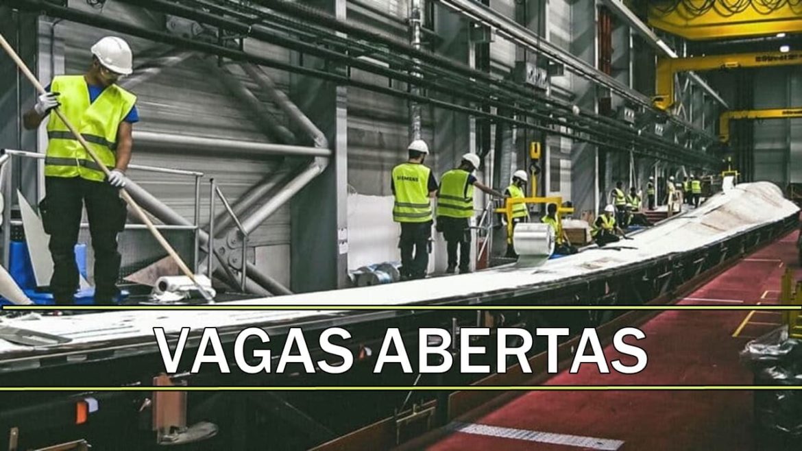 Siemens está oferecendo 54 vagas de emprego para candidatos com e sem experiência