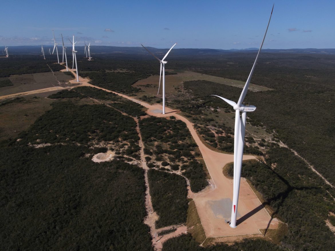 Novo parque de energia eólica da CGN Brasil colabora com produção recorde no país