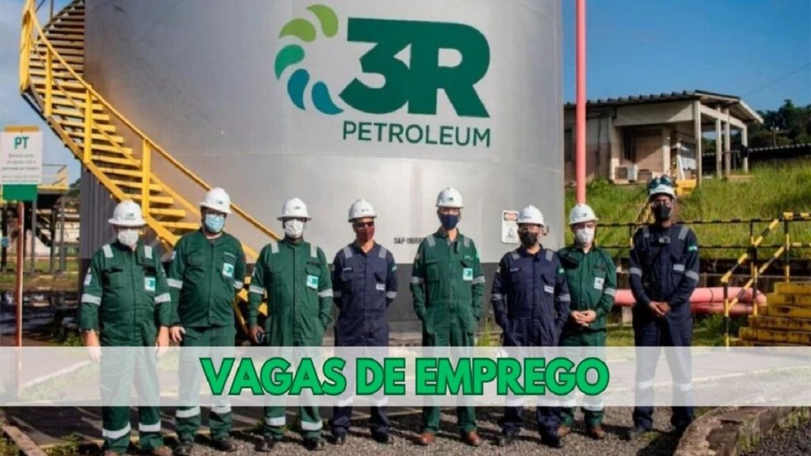 3R Petroleum oferece múltiplas oportunidades de emprego para profissionais com e sem experiência