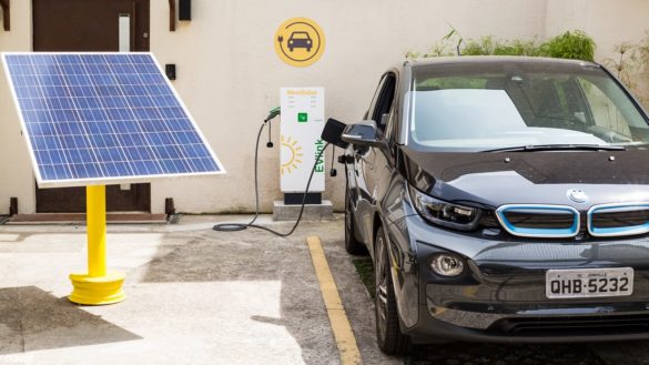 Carregador de carros elétricos com energia solar é desenvolvido por cientistas da UFPB