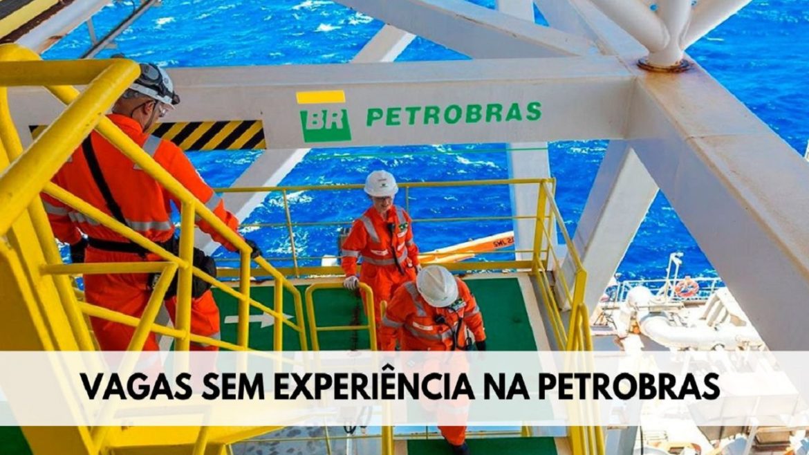 Petrobras está recrutando mais de 200 profissionais para preencher vagas sem experiência nos estados de RJ, SP, ES, PE, MG, RS e outras regiões