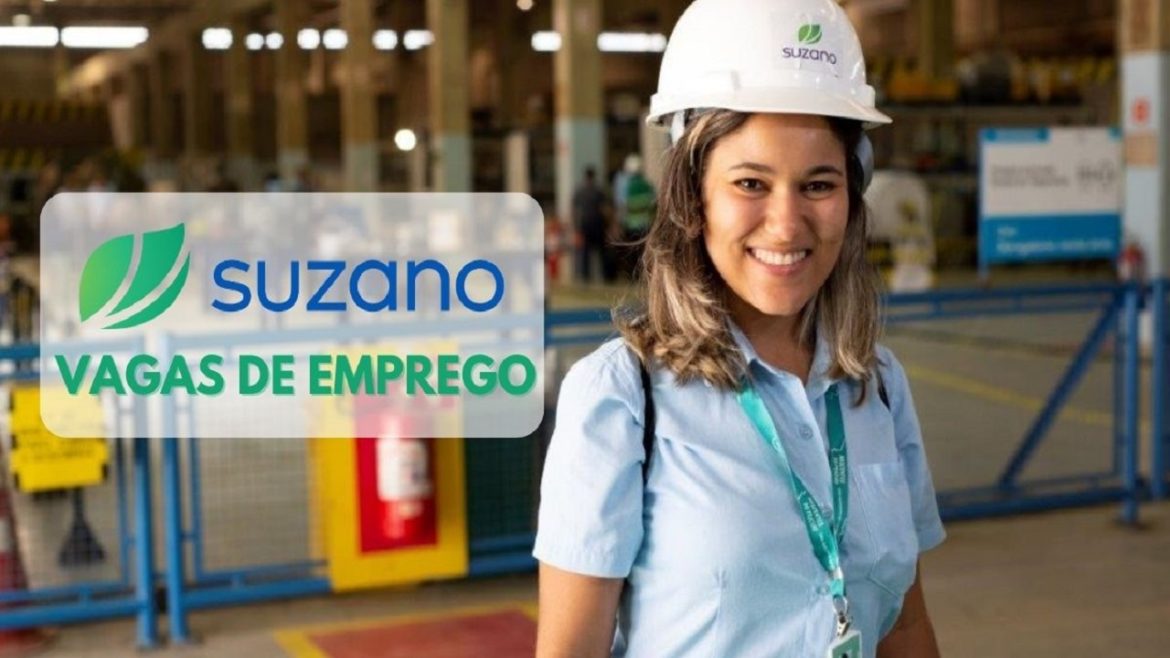 Suzano abre processo seletivo com vagas de emprego para todas as escolaridades