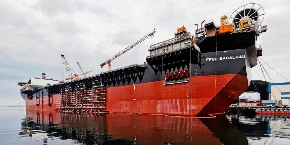 O FPSO Bacalhau, embarcação da MODEC, será destinada às operações da Equinor na exploração das águas brasileiras.