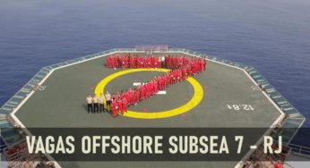 Vagas offshore na Subsea7: Empresa possui 60 oportunidades abertas para o Rio de Janeiro