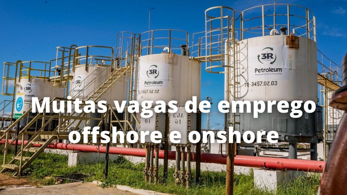 São diversas vagas de emprego disponíveis na 3R Petroleum para atuar no Rio de Janeiro, Rio Grande do Norte, Ceará e Bahia.