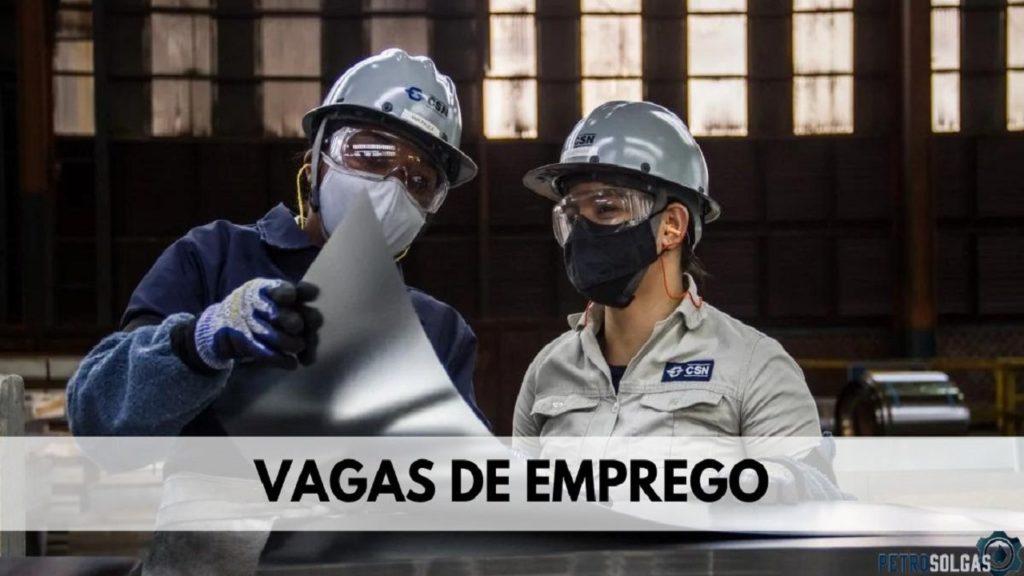 CSN divulga 37 vagas de emprego para candidatos com e sem experiência