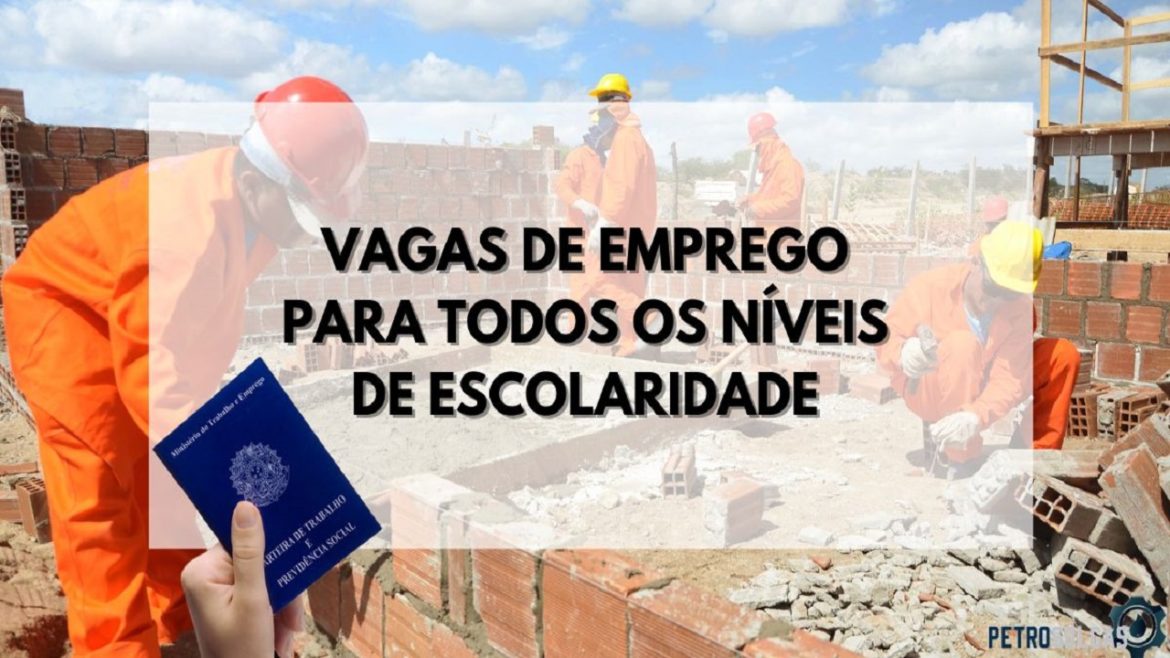 Campos dos Goytacazes divulga 175 vagas de emprego para todos os níveis de escolaridade