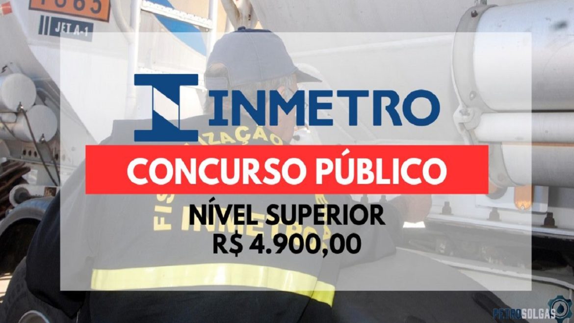 Concurso Inmetro terá mais de 100 vagas para cargos de nível superior, com salários de até R$ 4,9 mil