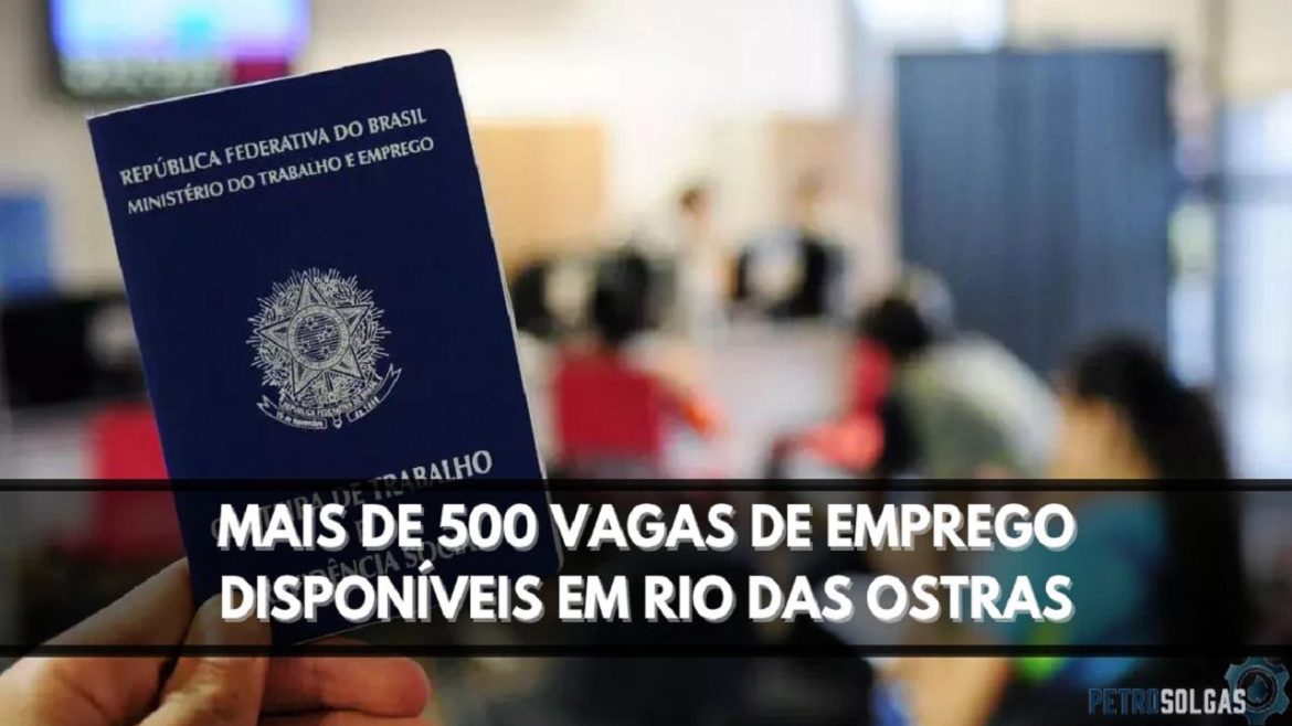 Prefeitura de Rio das Ostras recruta 575 candidatos de ensino fundamental, técnico e superior para vagas offshore