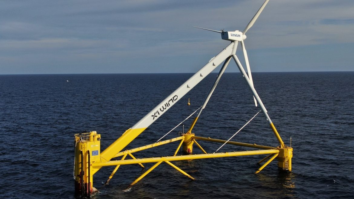 Turbina eólica offshore X30, a turbina que se move em direção ao vento para gerar energia pode revolucionar o mercado