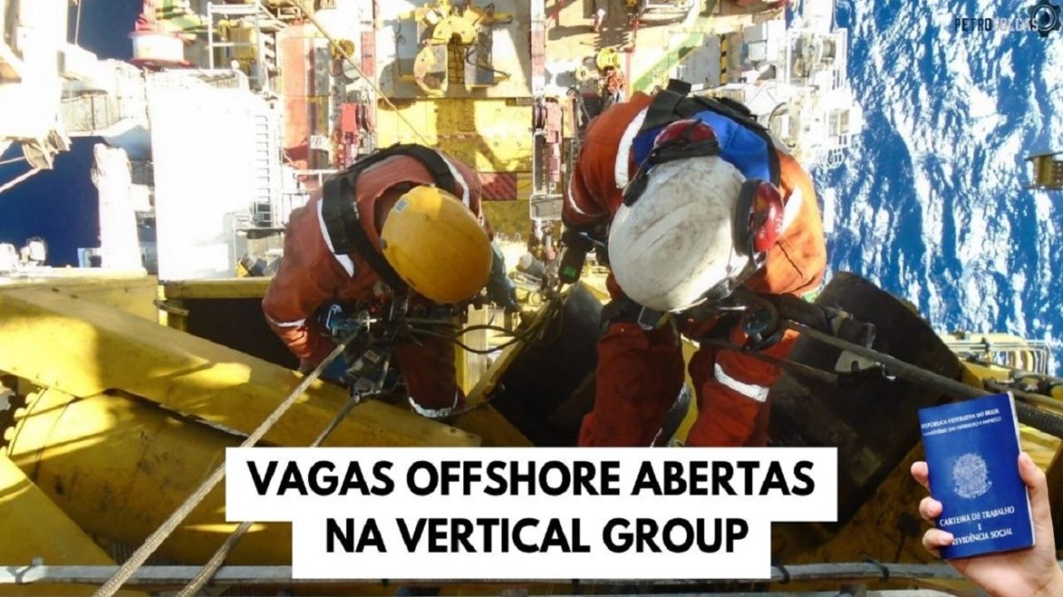 Carreiras em alto-mar Vertical Group abre vagas offshore para Resgatista e Mecânico Escalador Offshore