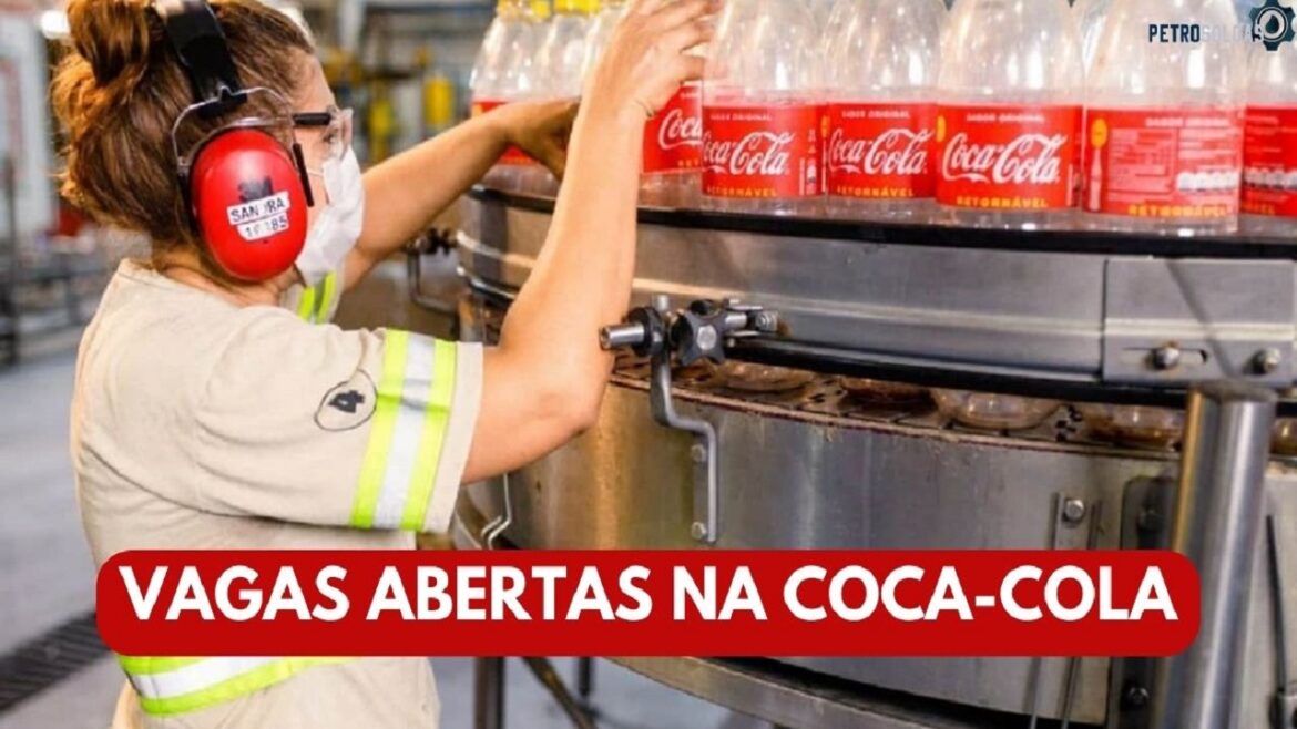 Coca-Cola abre mais de 220 vagas de emprego para Analistas, Auxiliar de Entrega, Auxiliar de manutenção e dezenas de outros cargos
