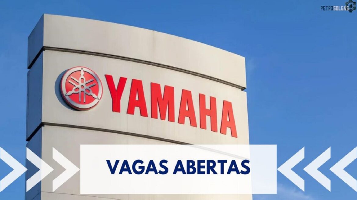 Yamaha abre 46 vagas de emprego home office e presenciais em várias regiões