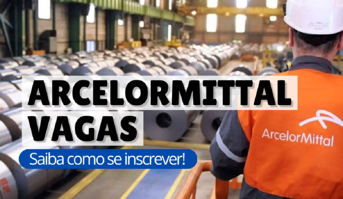 Multinacional referência no setor de siderurgia, a ArcelorMittal está a procura de trabalhadores capacitados para preencher as vagas de emprego abertas.