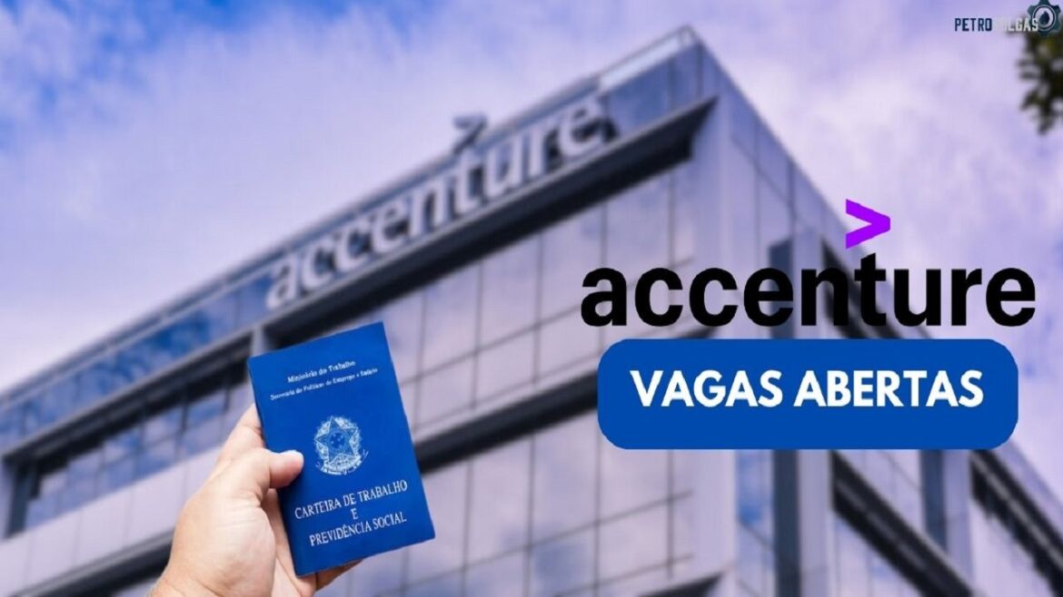 Accenture abre 87 vagas de emprego presenciais e home office ao redor do Brasil