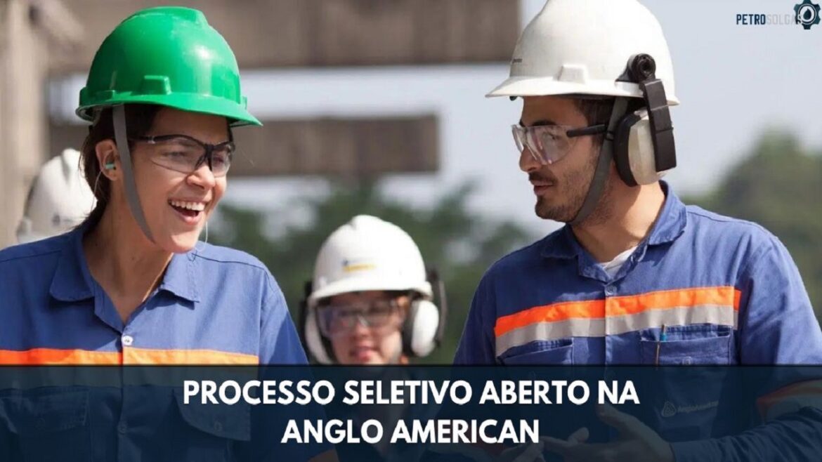 Anglo American está recrutando mais de 100 novos profissionais para vagas de empego em Minas Gerais e Goiás