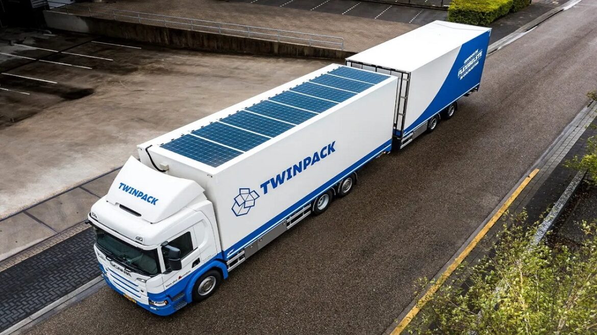 Scania está desenvolvendo um caminhão de grande porte movido a energia solar
