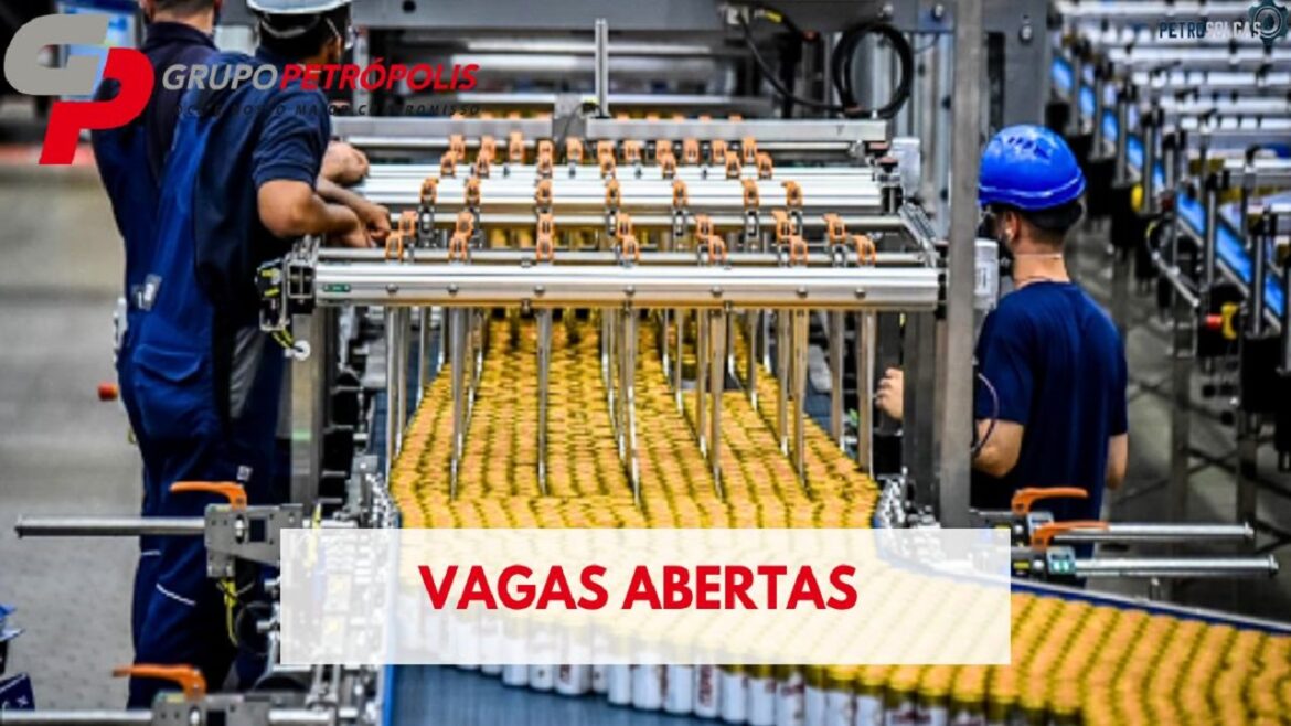 Cervejaria Grupo Petrópolis abre 600 vagas de emprego nas áreas comercias, logísticas e administrativas