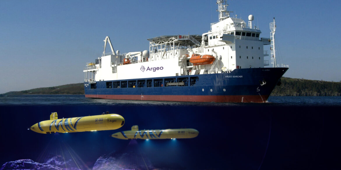 Além do contrato com a companhia de petróleo e gás natural, a Argeo está expandindo sua frota de veículos subaquáticos autônomos (AUV).