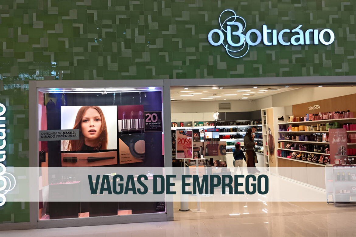 Quer trabalhar para a maior empresa de cosméticos do Brasil sem sair de casa? O grupo Boticário possui várias vagas home office abertas.