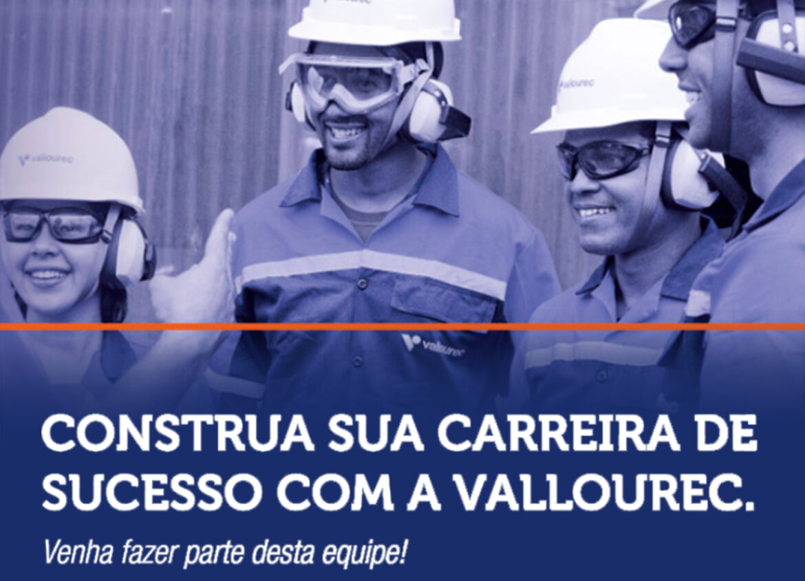 Para os profissionais que estão a procura de uma nova oportunidade, a multinacional Vallourec está contratando em todo o Brasil.