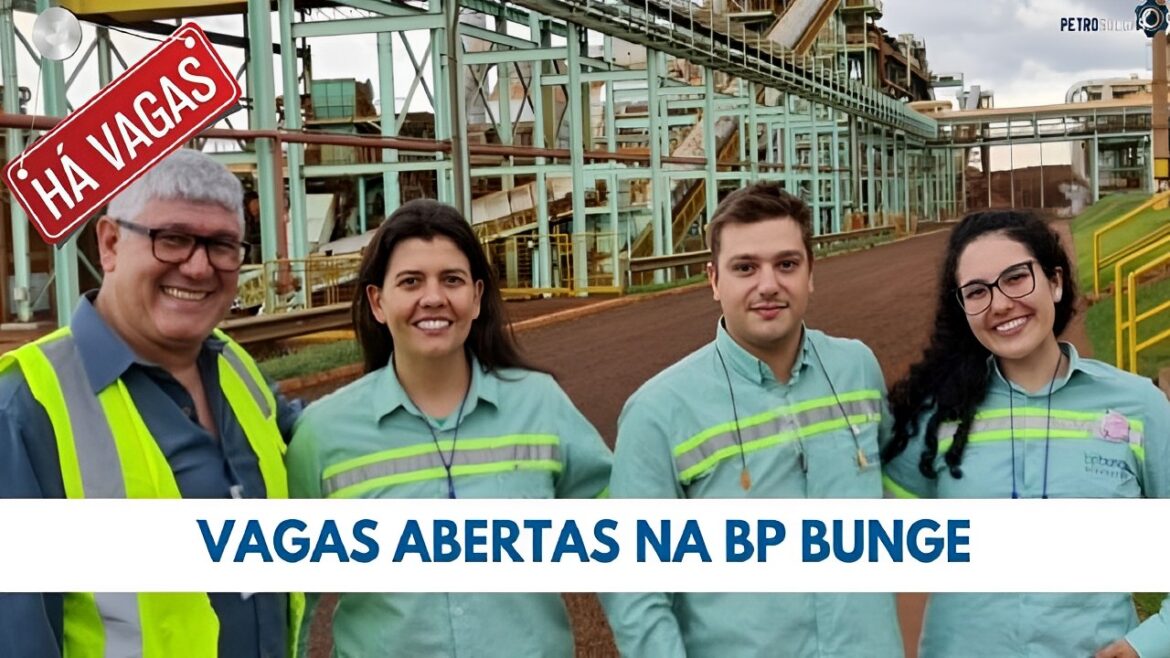 BP Bunge abre mais de 50 vagas de emprego com foco em profissionais com experiência em quase todas as regiões brasileiras