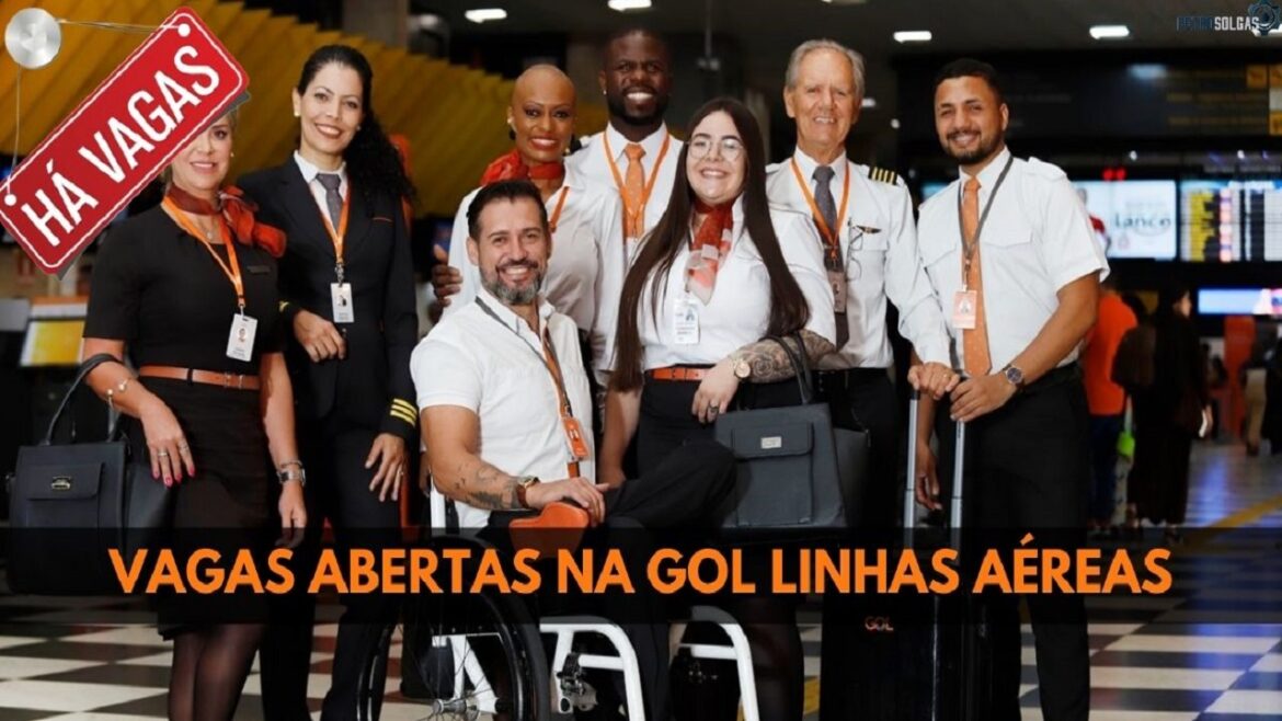 GOL Linhas Aéreas abre mais de 80 vagas de emprego para candidatos ao redor de todo o Brasil
