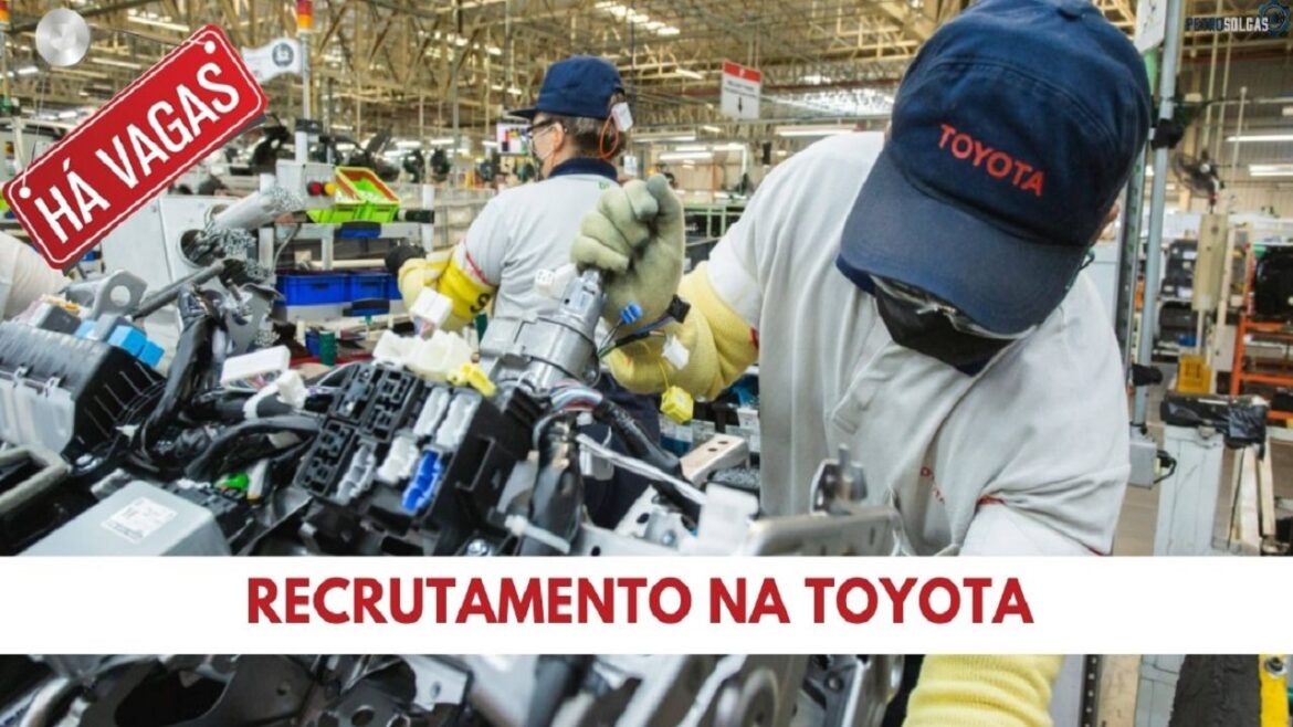 Multinacional Toyota está com MUITAS vagas abertas no Brasil para atuar em home office e presencial