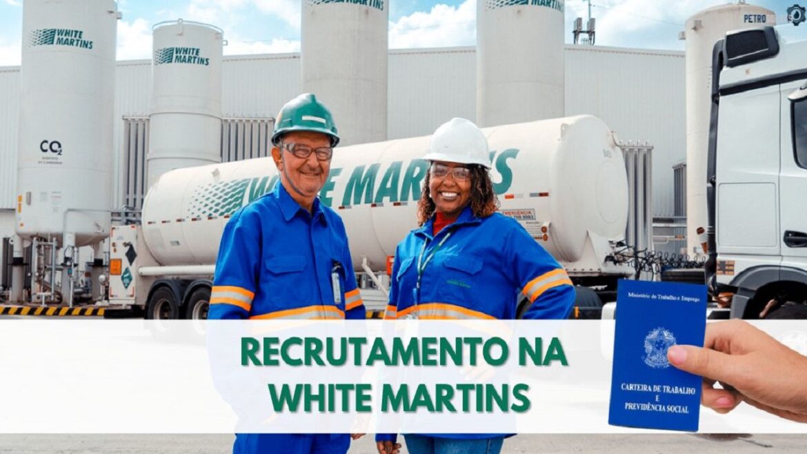 White Martins está com 54 vagas de emprego abertas para pessoas sem experiência, motoristas, técnicos, engenheiros e muito mais