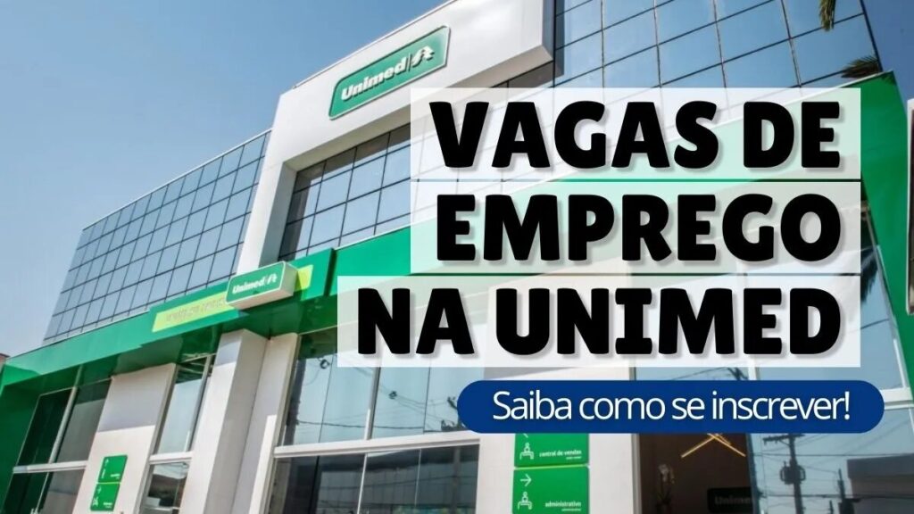 O Grupo Unimed possui inúmeras unidades espalhadas por todo o Brasil. São muitas vagas de emprego abertas para profissionais do setor de saúde.
