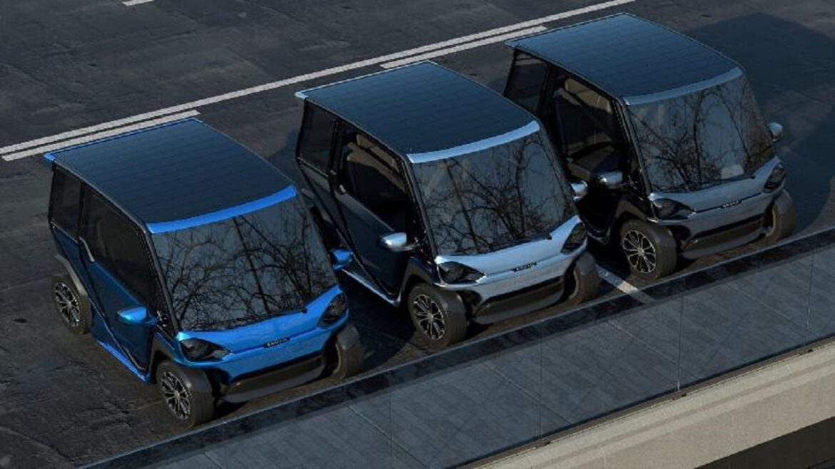 Acaba de chegar ao mercado um carro movido a energia solar com autonomia de 100 km