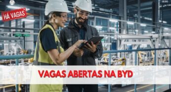 Vagas de emprego na BYD: Oportunidades para profissionais com experiência