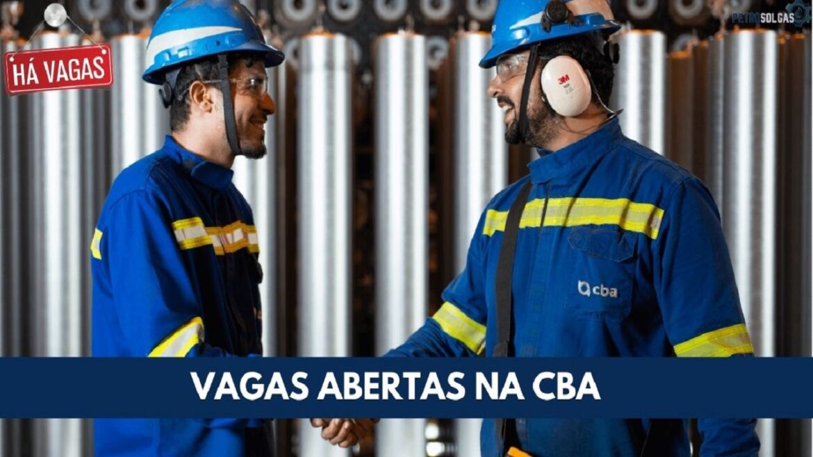 Companhia Brasileira de Alumínio (CBA) abre vagas de emprego sem experiência para profissionais de nível médio, técnico e superior até o dia 19 de fevereiro