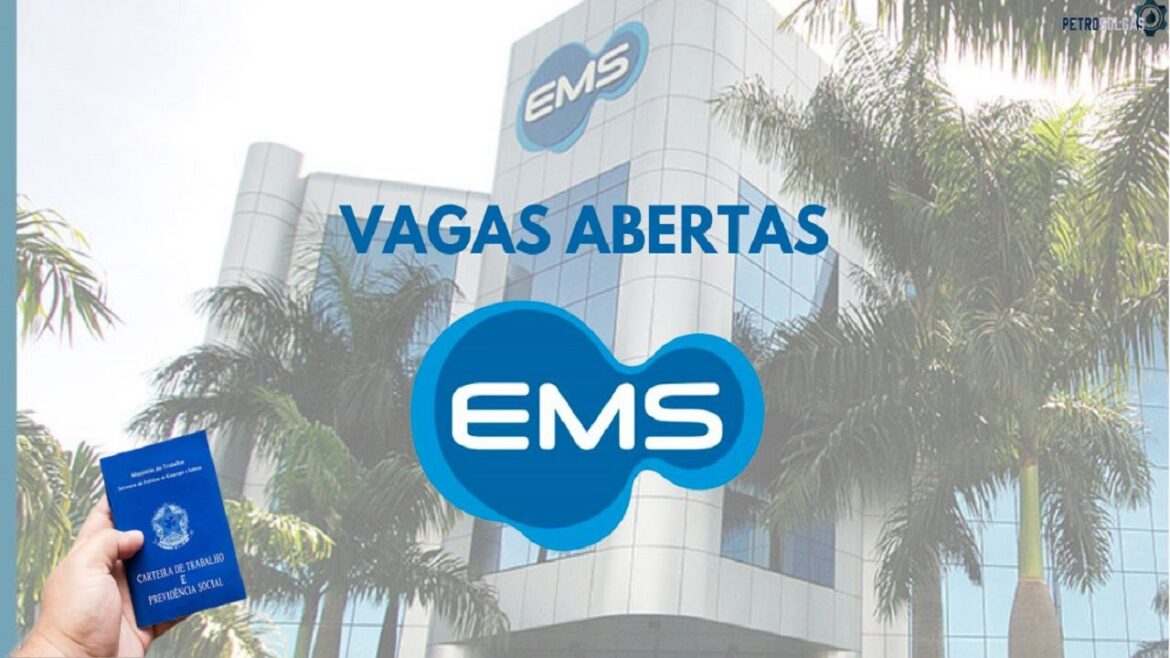 EMS divulga 190 vagas de emprego para profissionais de nível médio, técnico e superior