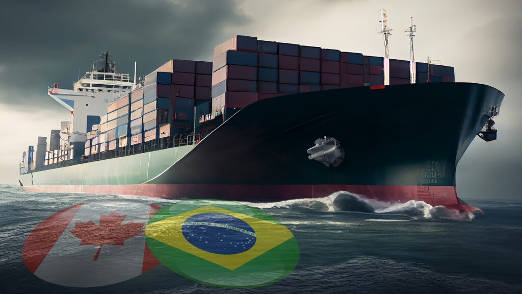 Exportações do Brasil para o Canadá batem recorde em 2023 e ultrapassam US$ 5,7 bilhões