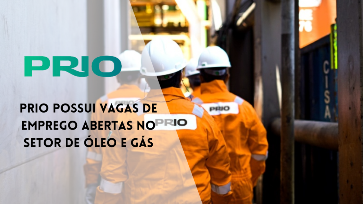 A PRIO possui 7 vagas de emprego disponíveis para profissionais com experiência, que possuem disponibilidade para atuar no Rio de Janeiro.