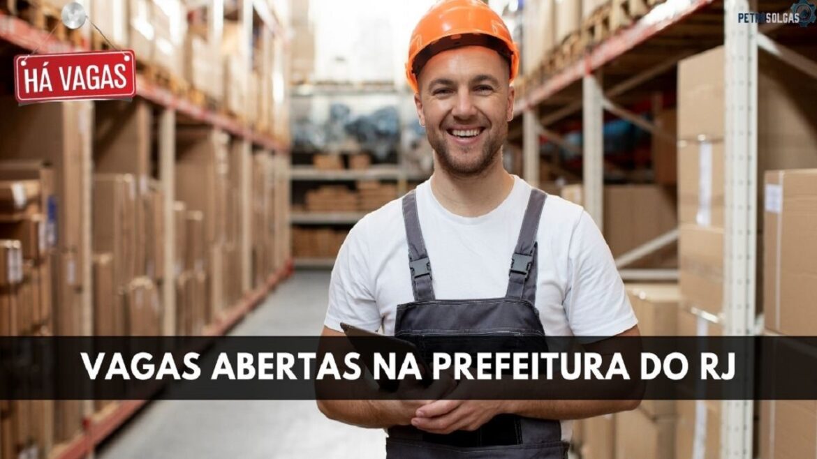 Prefeitura do RJ anuncia abertura de mais de 1 mil vagas de emprego com e sem experiência