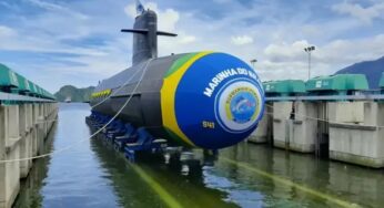 Brasil aumenta poder naval: submarino Tonelero é lançado ao mar com tecnologia de ponta e capacidade para disparar torpedos e mísseis antinavio