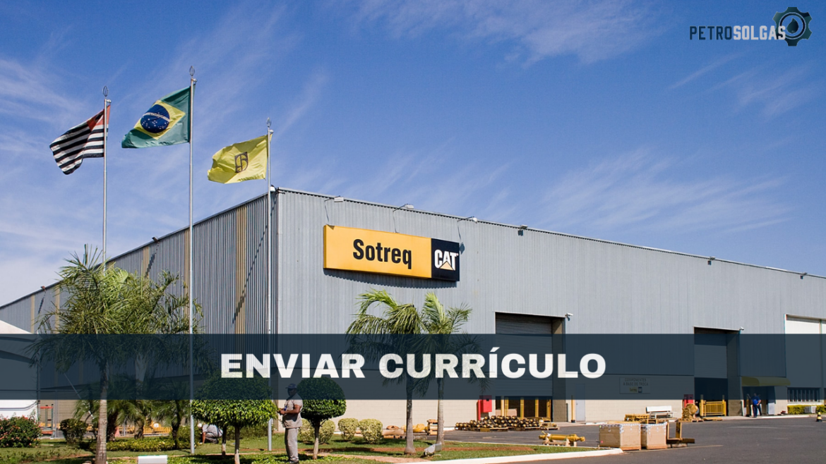 O Grupo Sotreq possui mais de 70 vagas de empregos abertas para profissionais com e sem experiência prévia no setor.