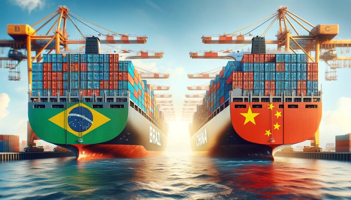 Boom comercial Brasil-China-crescimento surpreendente e superávit recorde no início do ano