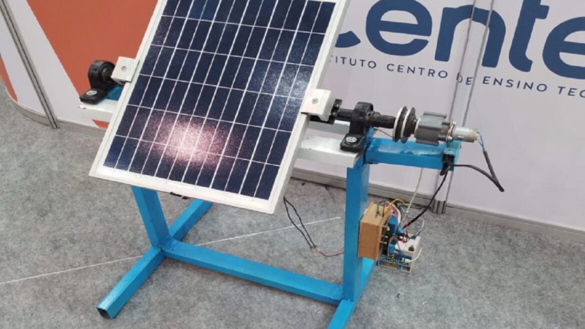 Estudante da Fatec do Cariri desenvolve sistema solar revolucionário baseado em girassóis