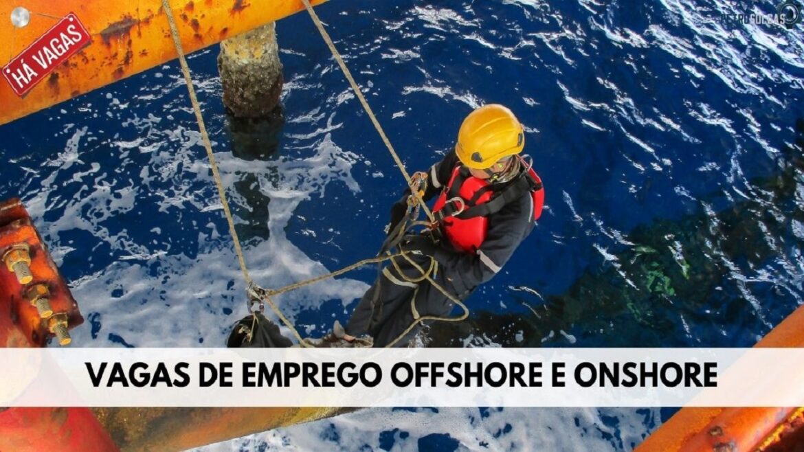 Grande multinacional abre vagas de emprego offshore e onshore com escala 14x14 em Macaé-RJ