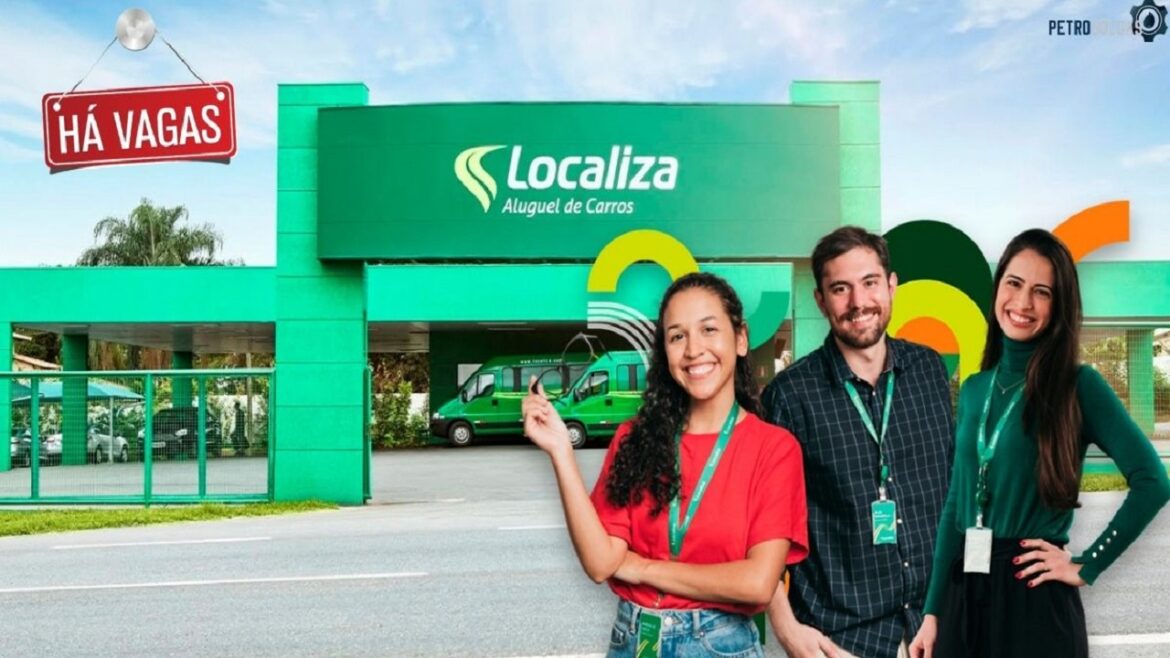 Localiza, referência no setor de locação de veículos, anuncia abertura de mais de 600 vagas de emprego home office e presenciais em quase todo o Brasil