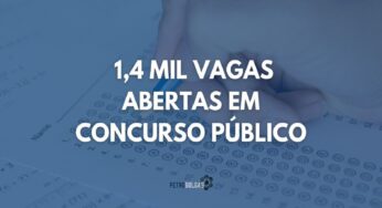 Prefeitura acaba de abrir 1,4 mil vagas em concurso público para diversas áreas, realize a sua inscrição
