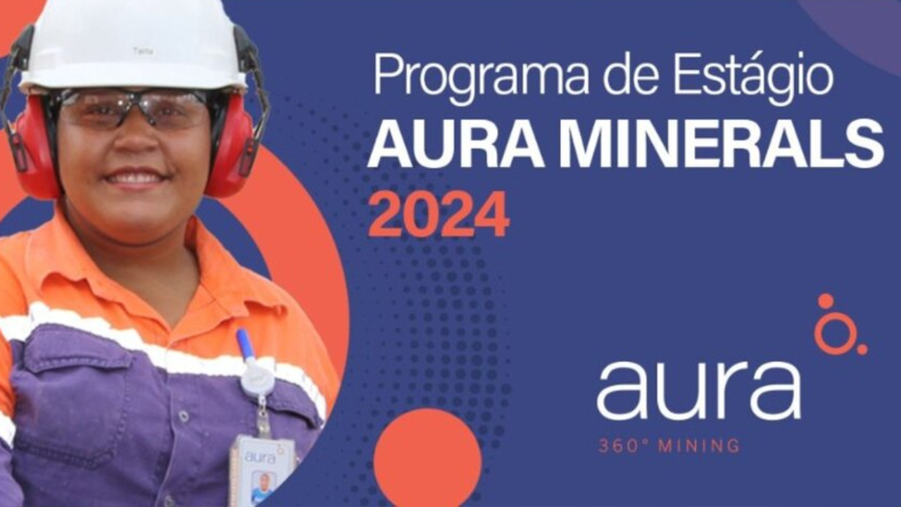 Aura Minerals abre vagas de estágio em mineração para estudantes universitários em diversas regiões.