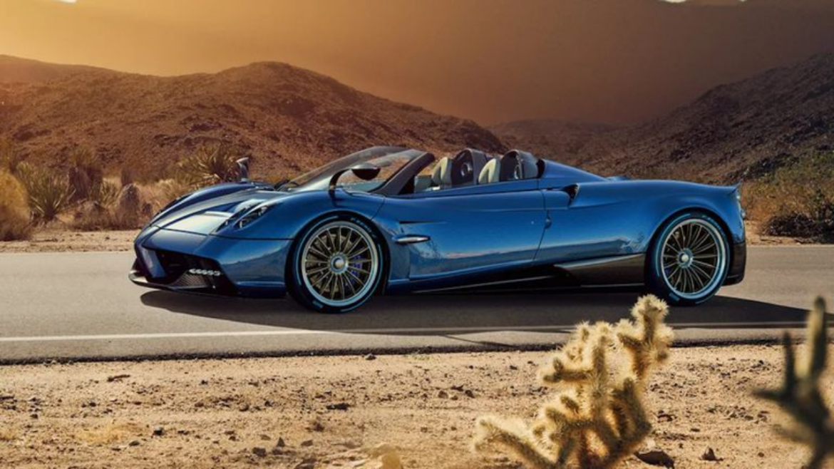 Pagani Huayra Roadster: Carro conversível exclusivo e tecnológico conquista amantes das quatro rodas com desempenho único.